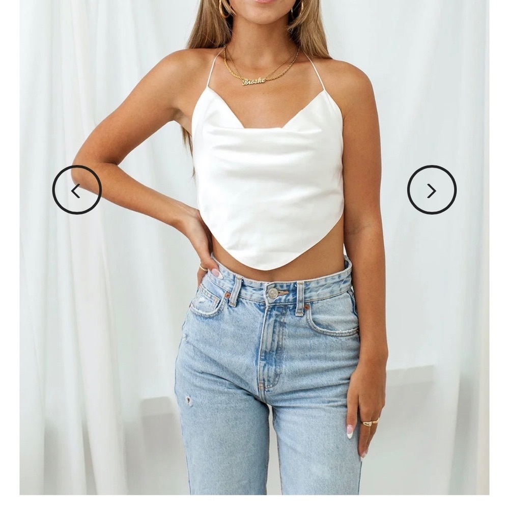 Backless Halter Top - image 1